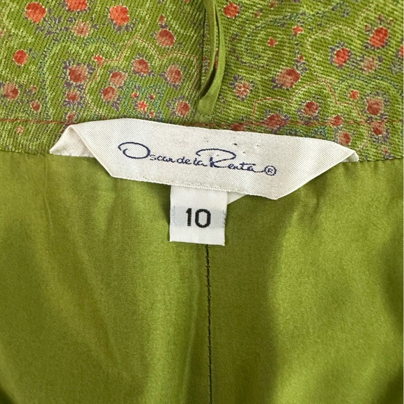 Oscar de la Renta Paisley flare pants - Picture 4 of 4